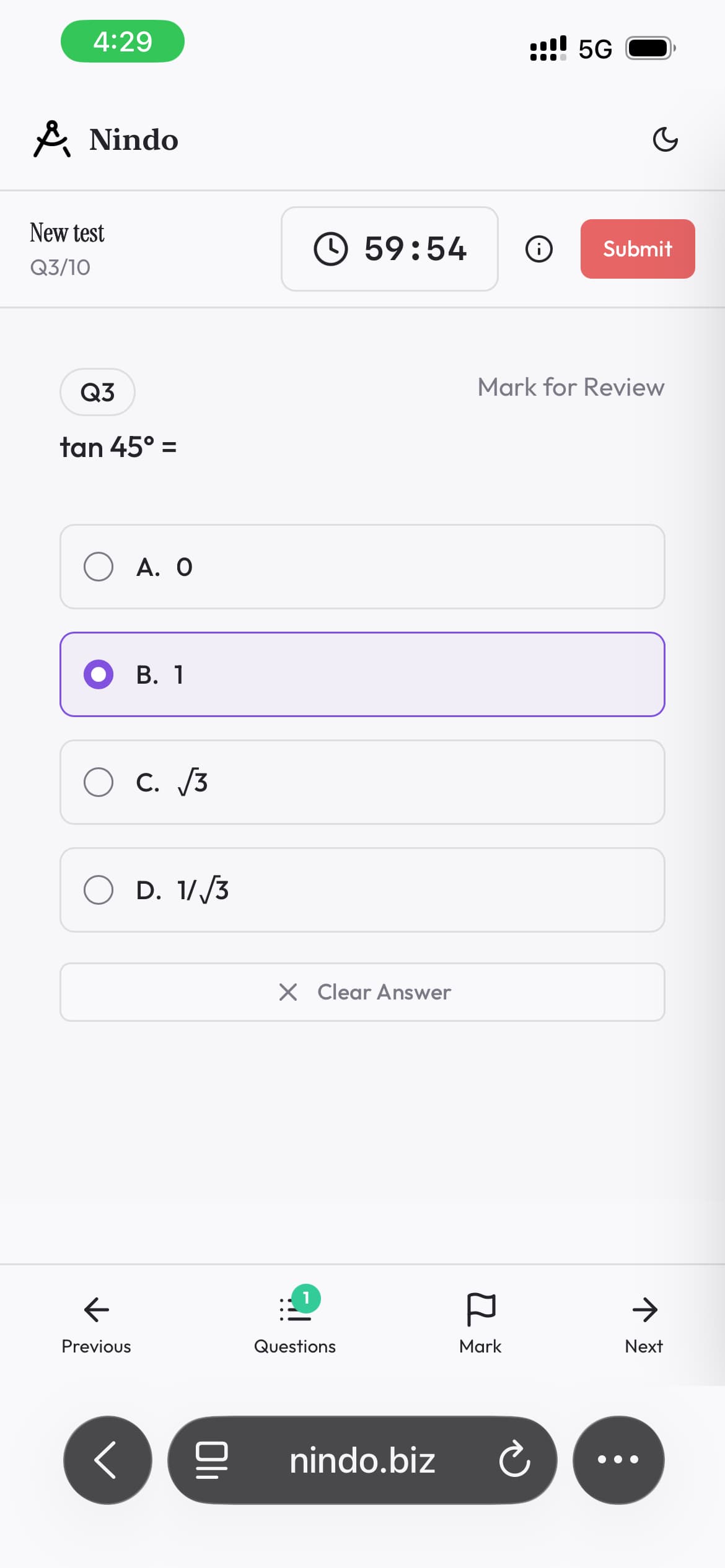 Mock Tests